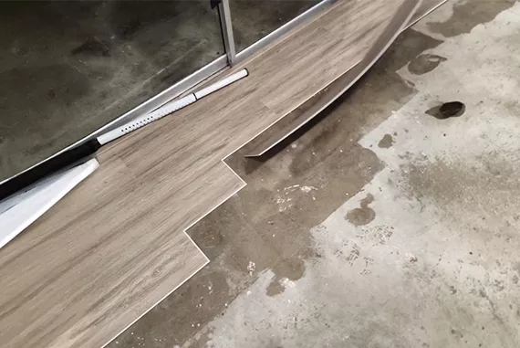 water damage service in central florida-Damaged Subfloor