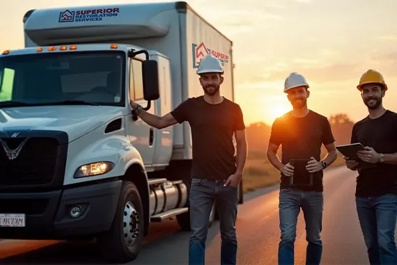 superior restoration services company team